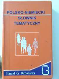 Polsko-niemiecki słownik TEMATYCZNY wytrzymała okładka pcv