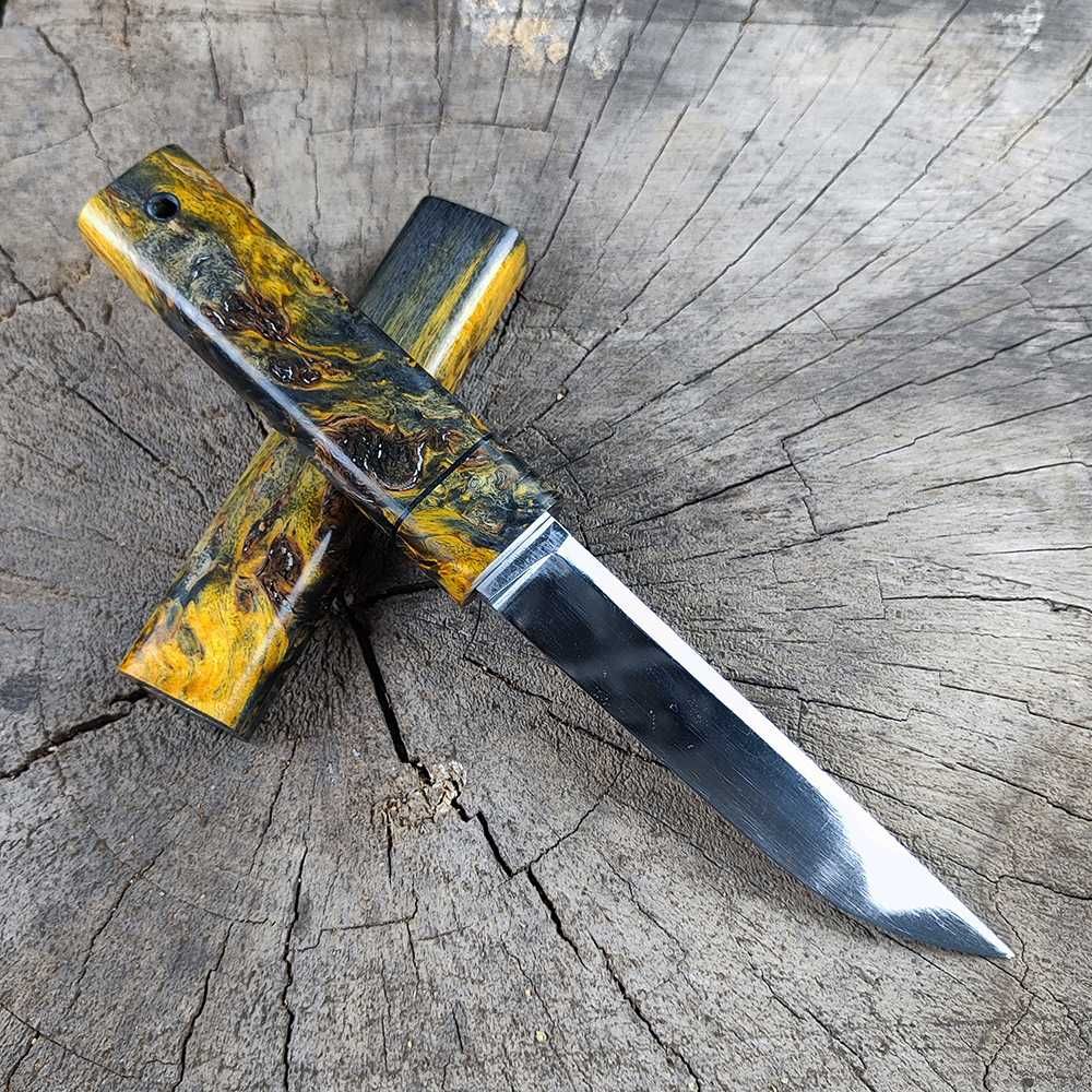 Ножи ручной работы с деревянными ножнами, 95Х18