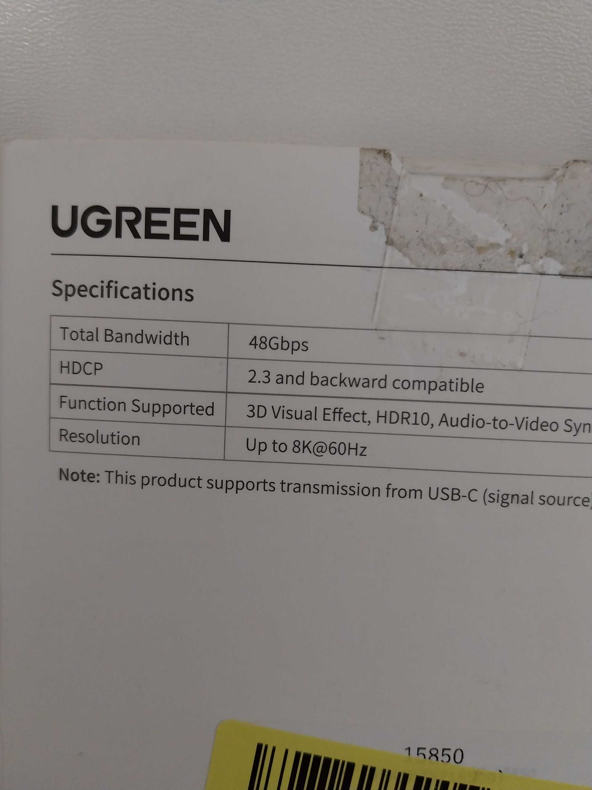 Kabel Hdmi USB-C 2 metry UGREEN 8K