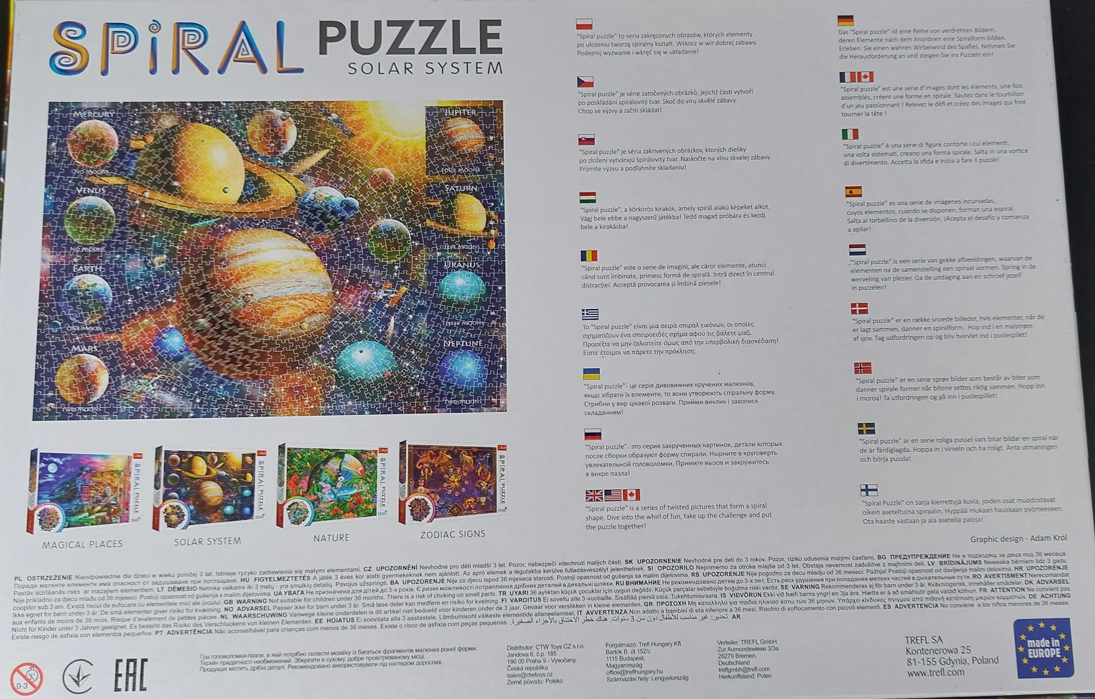 Puzzle Trefl SPIRAL 1040 elementów