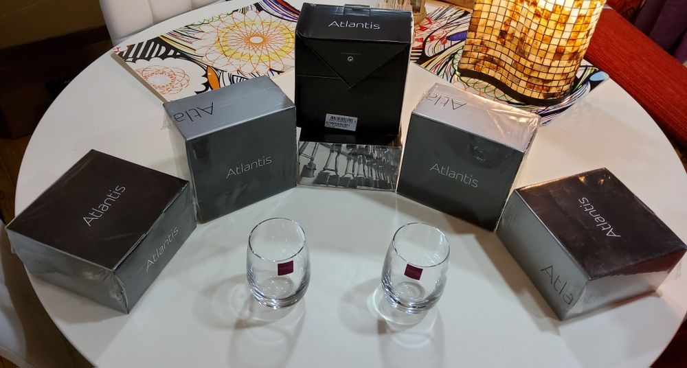 Serviço de copos Atlantis Cristal - Novo