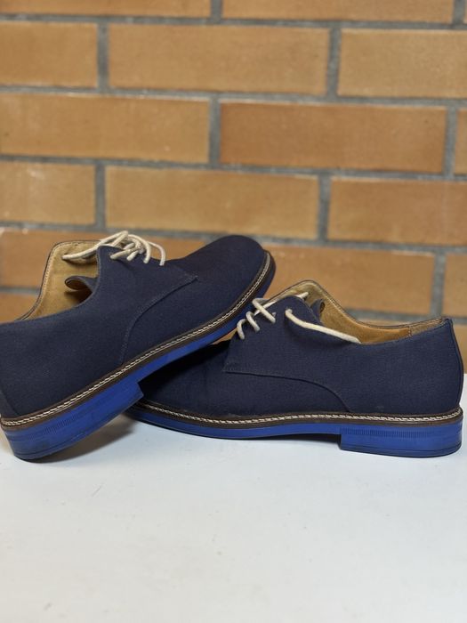 Sapatos Mango Man Derby Azul – Quase Novos