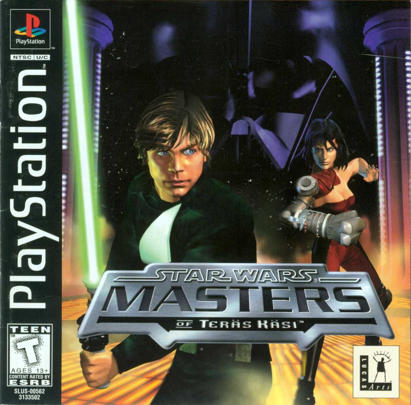 Star Wars Masters of Teräs Käsi PSX NTSC U/C ANGIELSKA Stan idealny