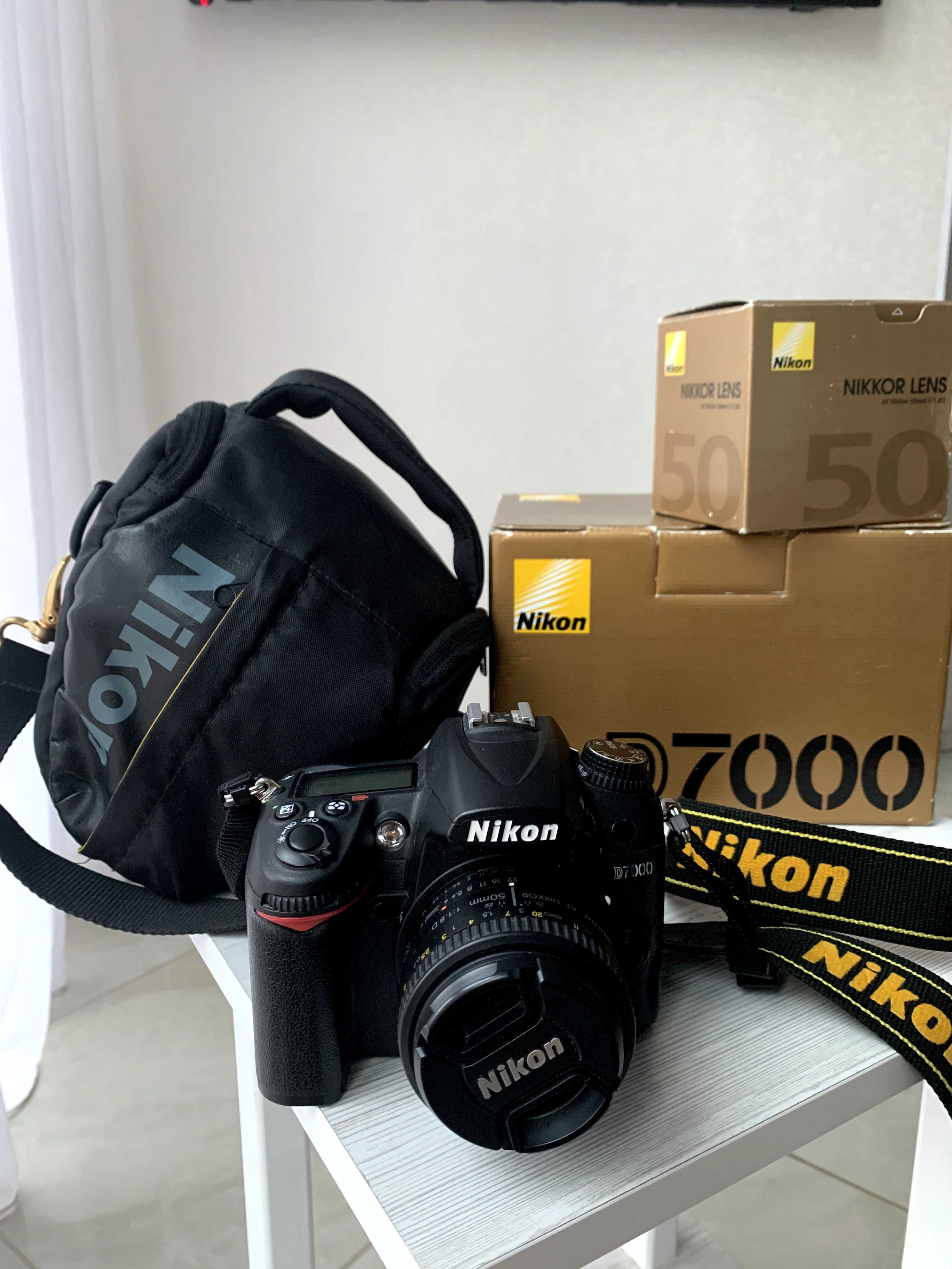 Nikon D7000 комплект Nikkor 50mm f1.8
