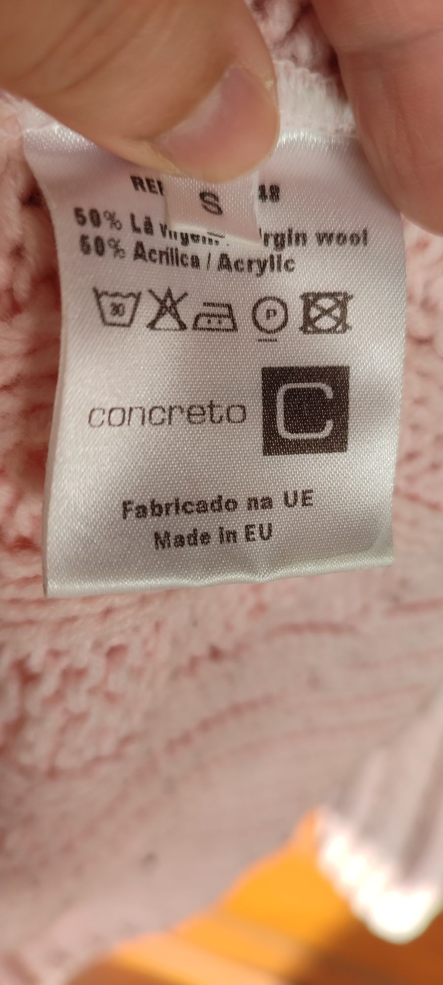 Camisola rosa da concreto