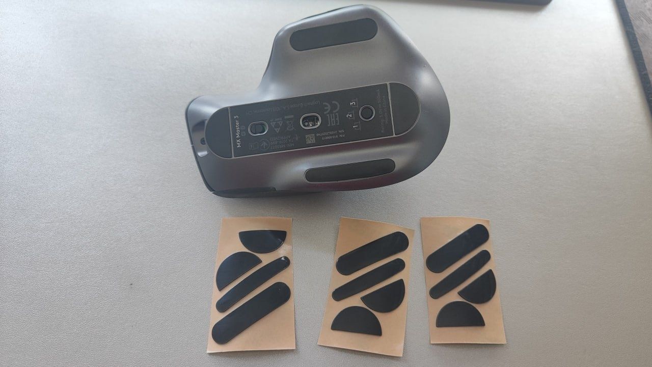 Тефлоновые глайды для мыши Logitech MX Master 3, MX Master 3S