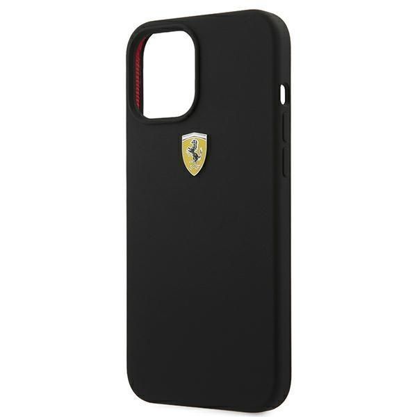 Etui Ferrari iPhone 12 Pro Max 6,7" Czarny Premium