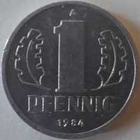 1 fenig niemiecki 1984r. Sprzedam lub zamienię na inną monetę.