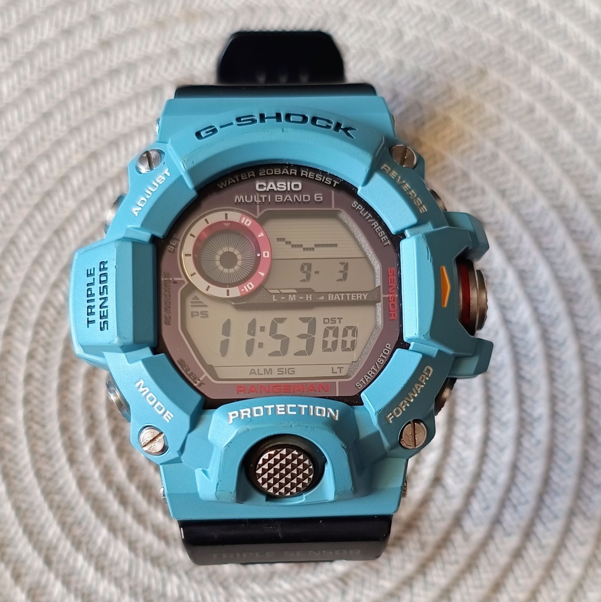 Zegarek Casio G-SHOCK Rangeman pełny komplet i gratisy