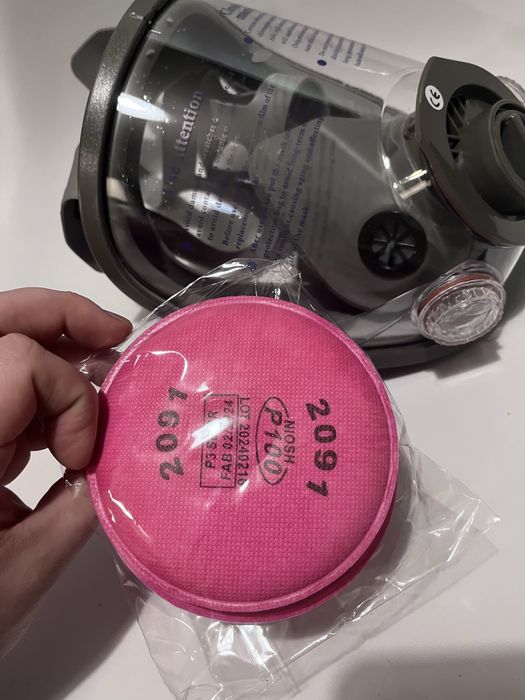 Maska przeciwgazowa przeciwpylowa pełnotwarzowa