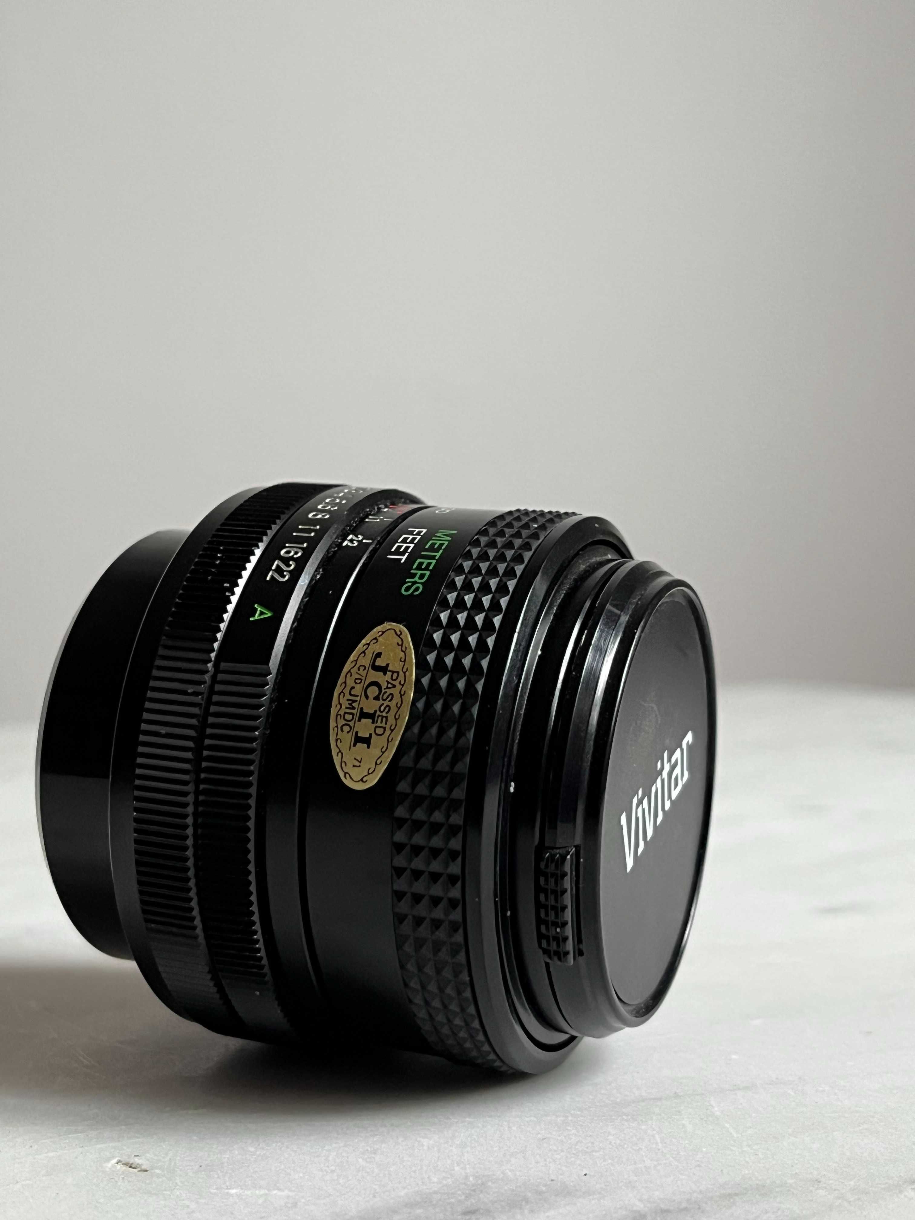 Obiektyw Vivitar 28 f/2.8 MC moc. Canon FD