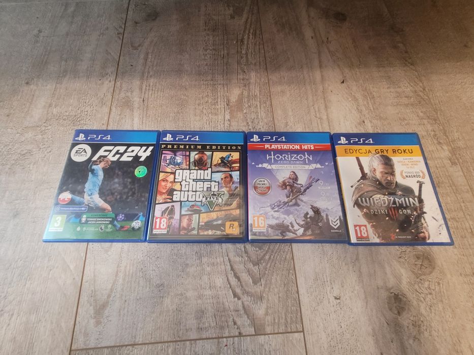 Konsola ps4 pro 1tb SSD + 3 pady + gry