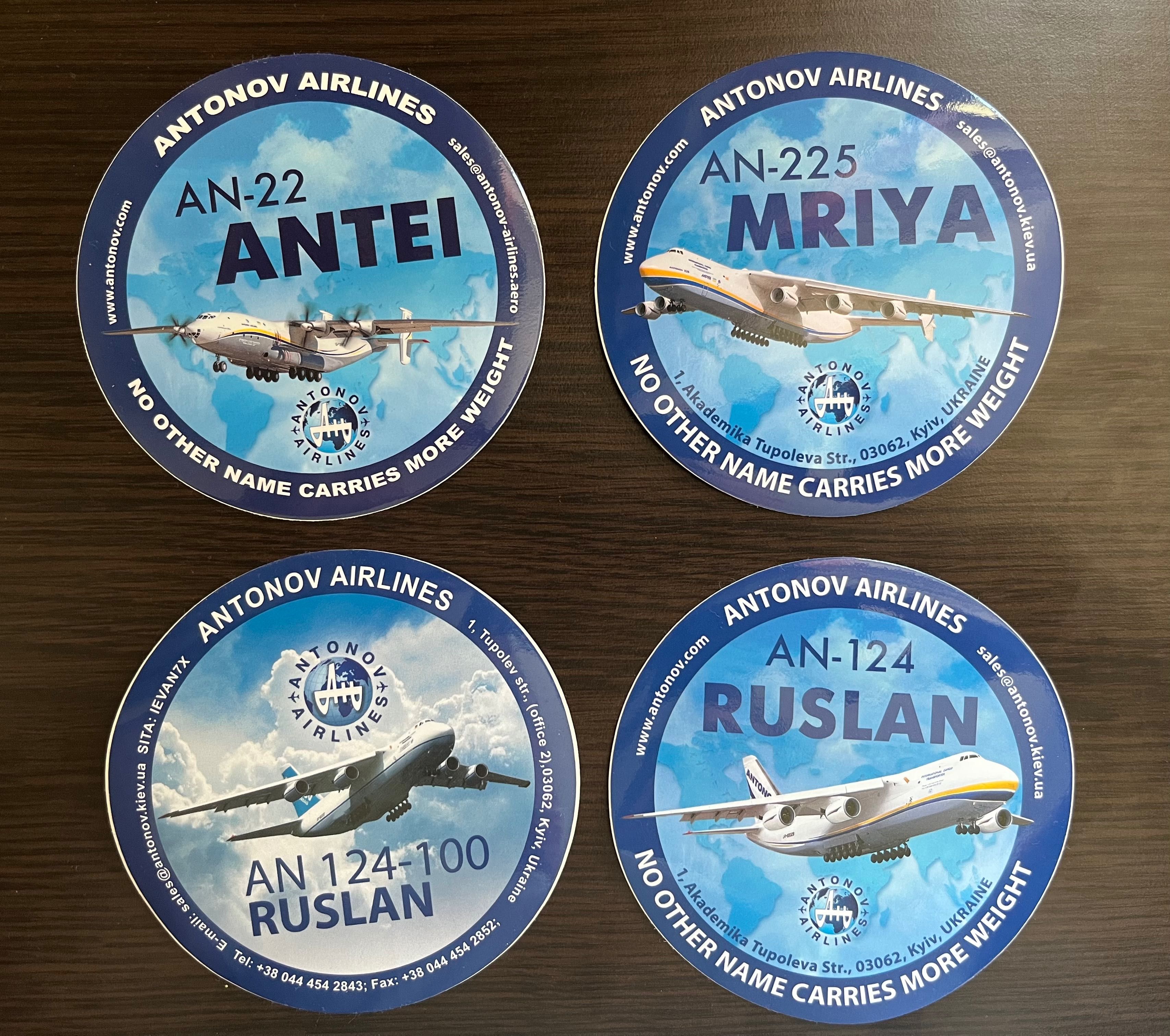 Naklejki samolotów An (Antonov)