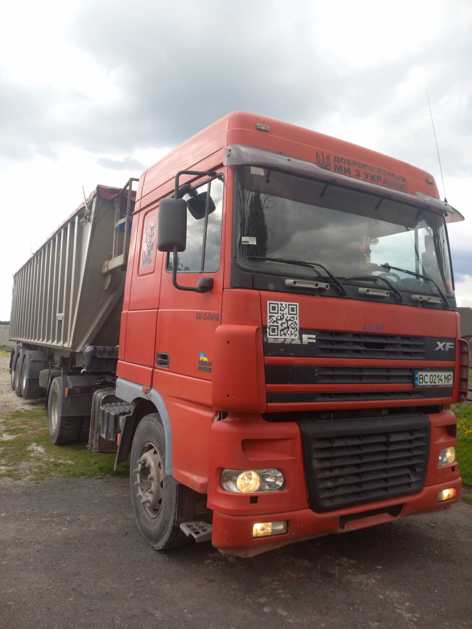 DAF-95 2004р, євро-3.TRAILOR 1996р.