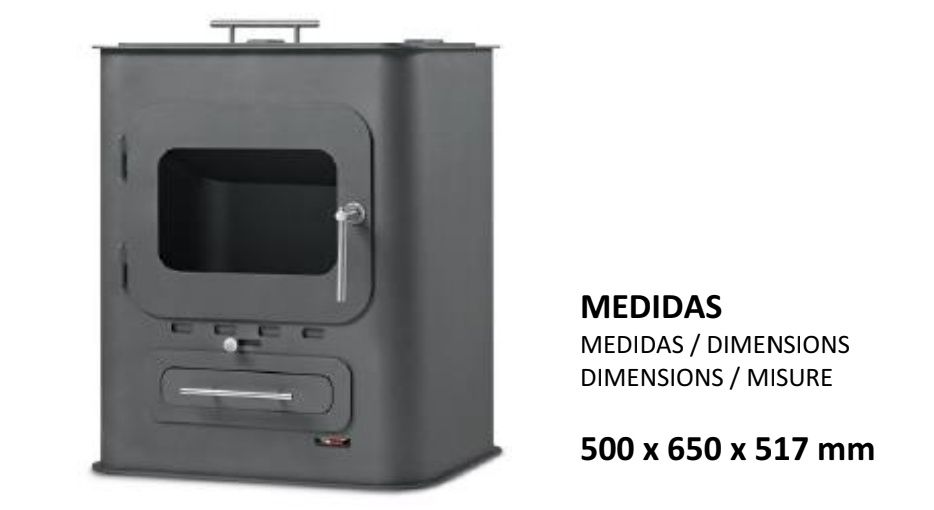 Salamandra Lenha RedPod c/ forno