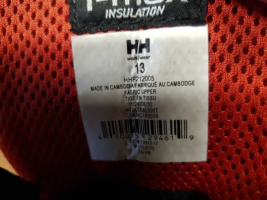 Buty robocze HELLY HANSEN rozm 46 wkł 31 cm S3