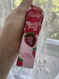 Rude cosmetics lipgloss berry juicy  kolor so fine