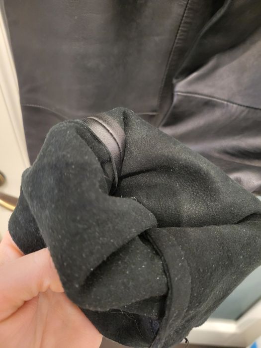 Кожаные брюки женские