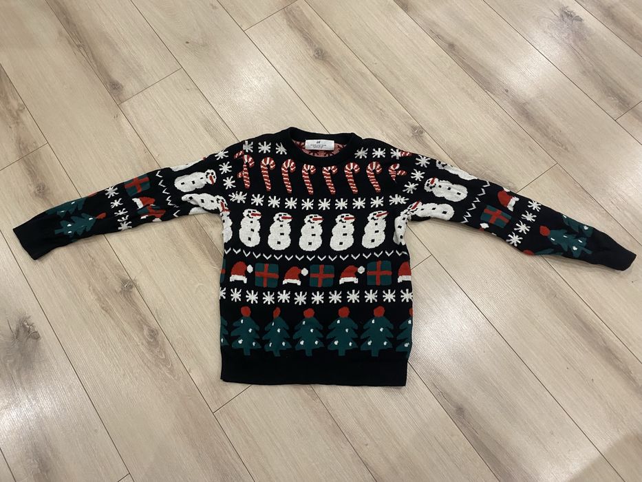 Sweter chłopięcy świąteczny H&M