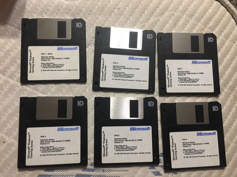 MS-Dos 6.22. Windows 3.1