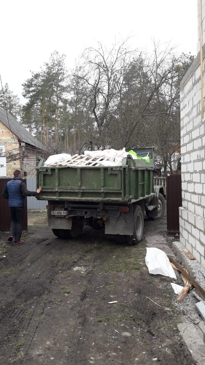 Вивіз сміття побутового будівельного Ірпень Буча Гостомель Ворзель ...