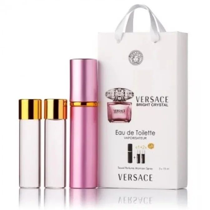 Мініпарфуми Versace Bright Crystal (Версаче Брайт Кристал), 3*15 мл
В