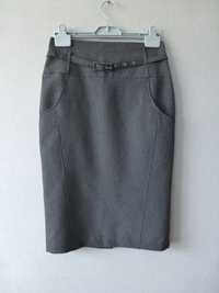 Atmosphere ołówkowa biznesowa spódnica z kieszonkami XS