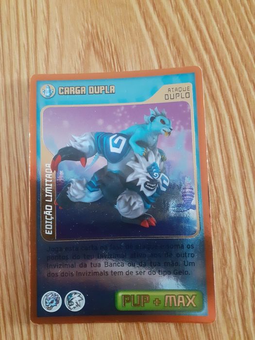 Carta Invizimals edição limitada
