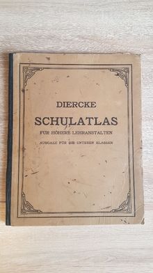 Diercke Schulatlas 1923 - Atlas geograficzny dla liceum