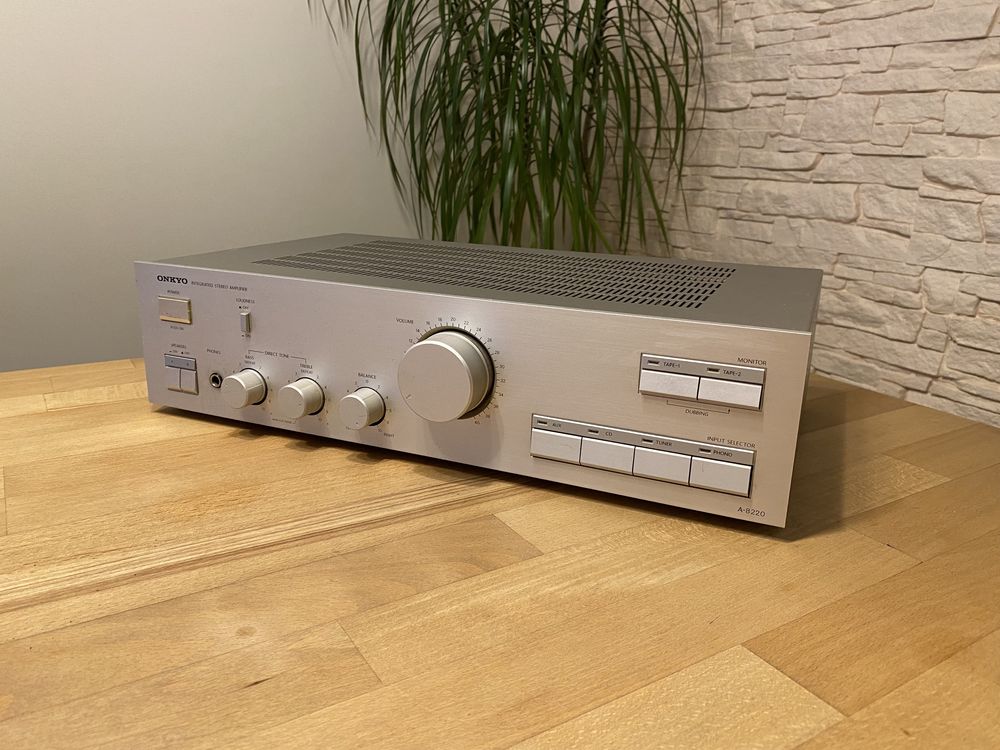 Onkyo A8220 - wzmacniacz stereo vintage, 2x50w, stan sklepowy