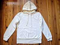 Bluza z kapturem S 36 Sinsay kremowa bluzka