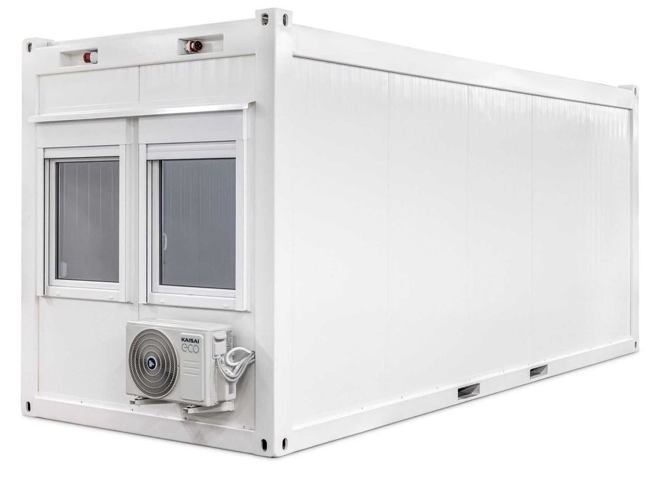 Kontener biurowy sanitarny wynajem na budowę toaleta przenośna WC