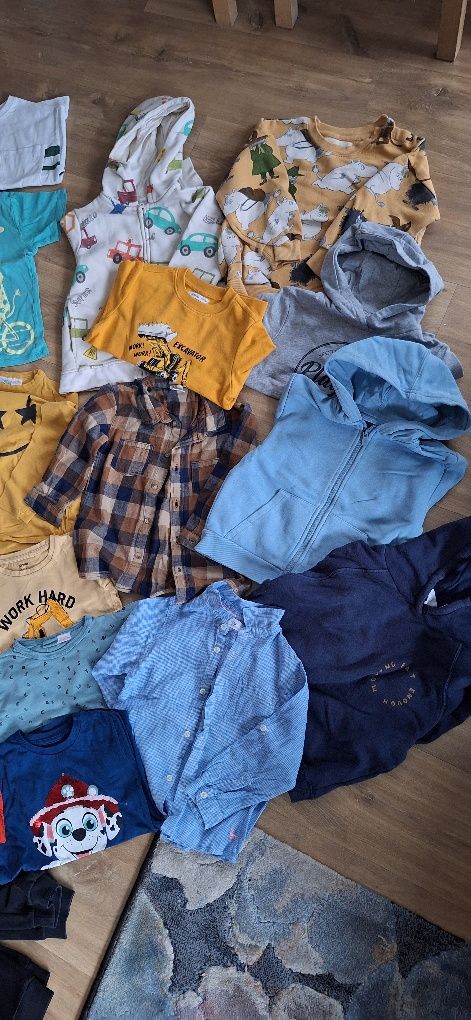 zestaw ubranek chłopiec 98/104 parę 110 Zara H&M reserved