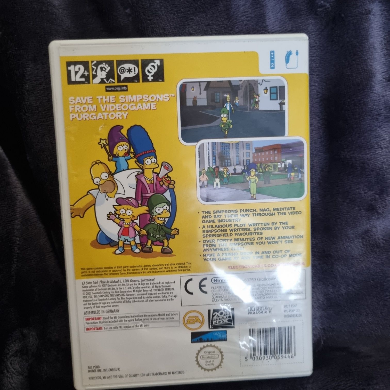 The Simpsons Game Nintendo Wii