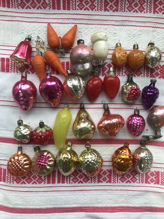 Елочные игрушки ссср винтаж