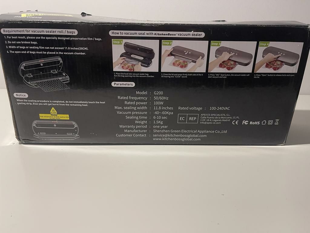 KitchenBoss G200 vacuum sealer zgrzewarka