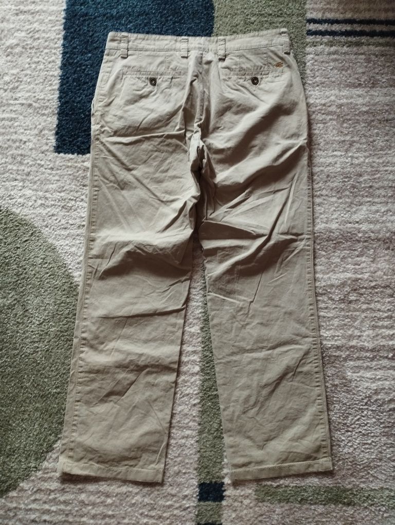 Spodnie męskie jasne beżowe camel active
