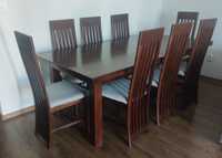 Stół i 8 krzeseł + stolik kawowy gratis