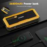 Jump Starter Powerbank Awaryjny rozruch 4000A MOC!