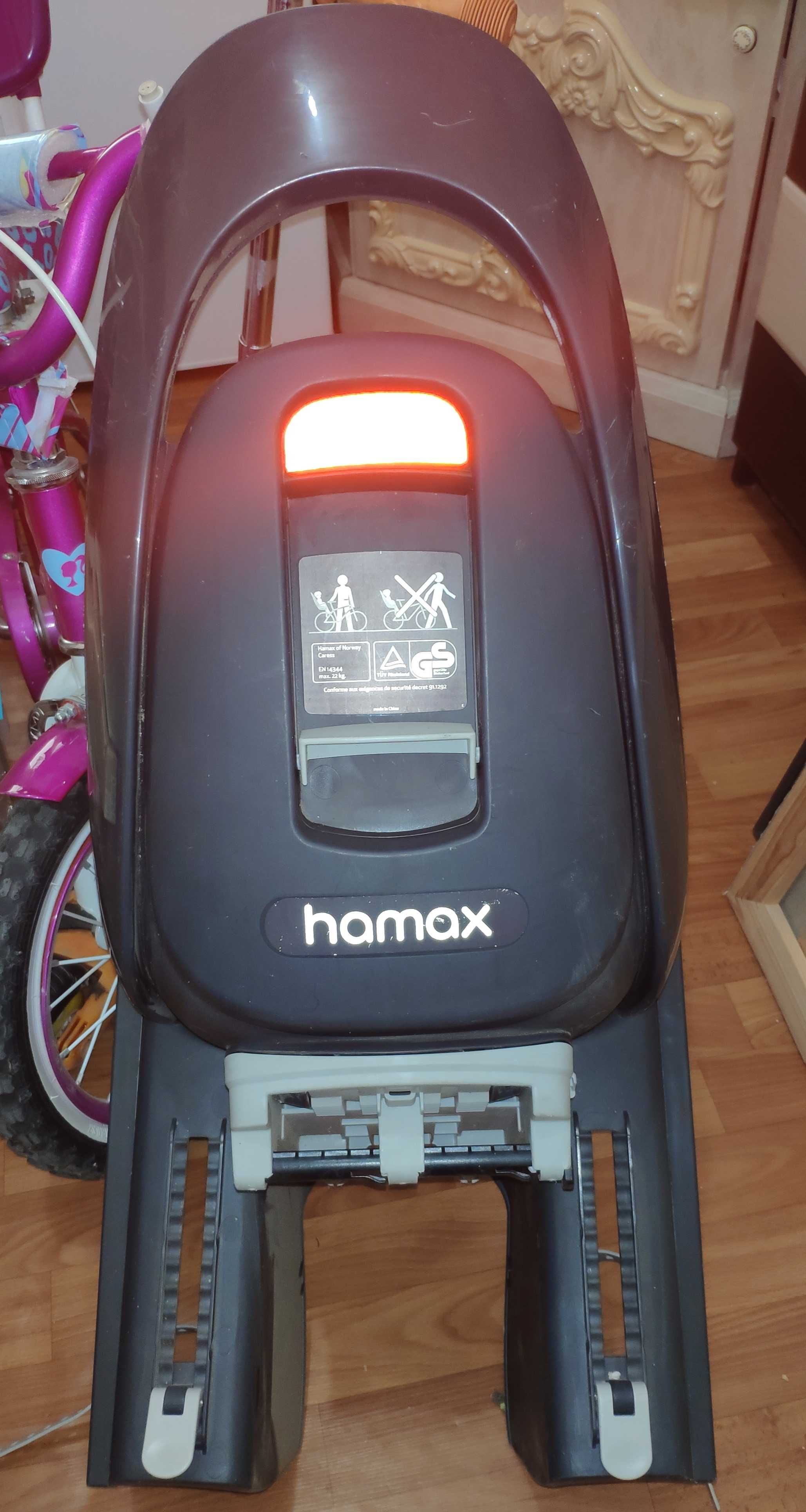 Вело кресло детское на багажник Hamax
