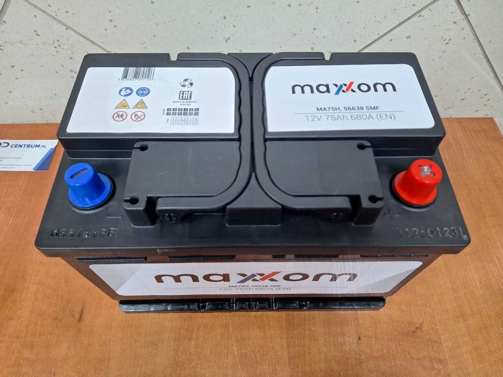 Lublin - Nowy akumulator Maxxom 75Ah 680A 12V