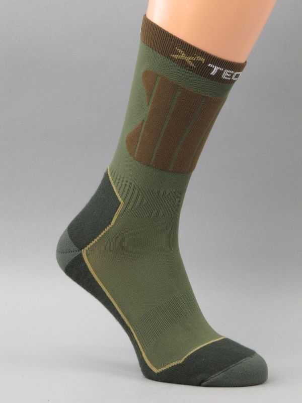 Трекинговые носки X Tech  тактические носки олива Италия XT45