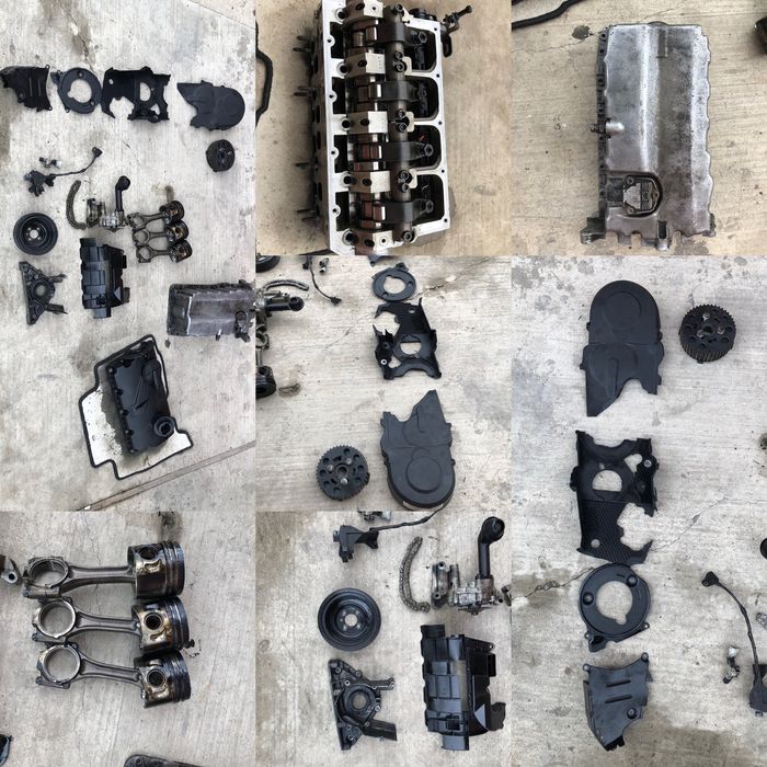 Двигатель двигун Шкода Октавія А5 2.0TDI BMM  BXE по запчастинам