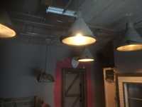 Lampy PRL halogenowe loft industrial przemysłowe Unikat