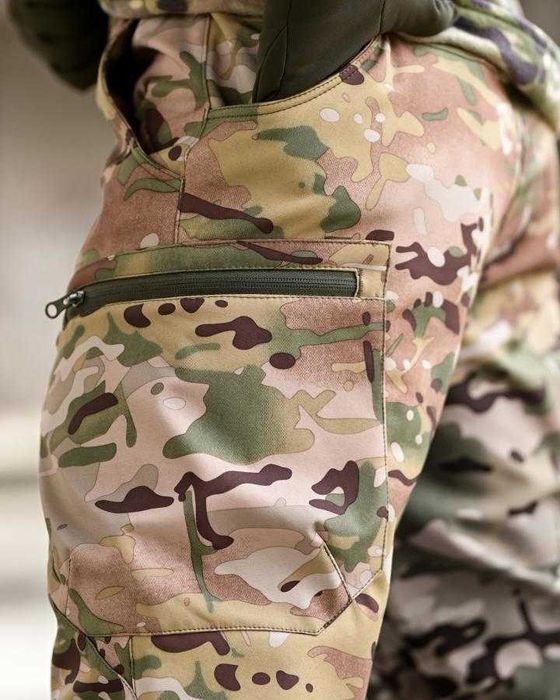 Зимовий тактичний костюм Taslan Multicam 5в1 військова форма