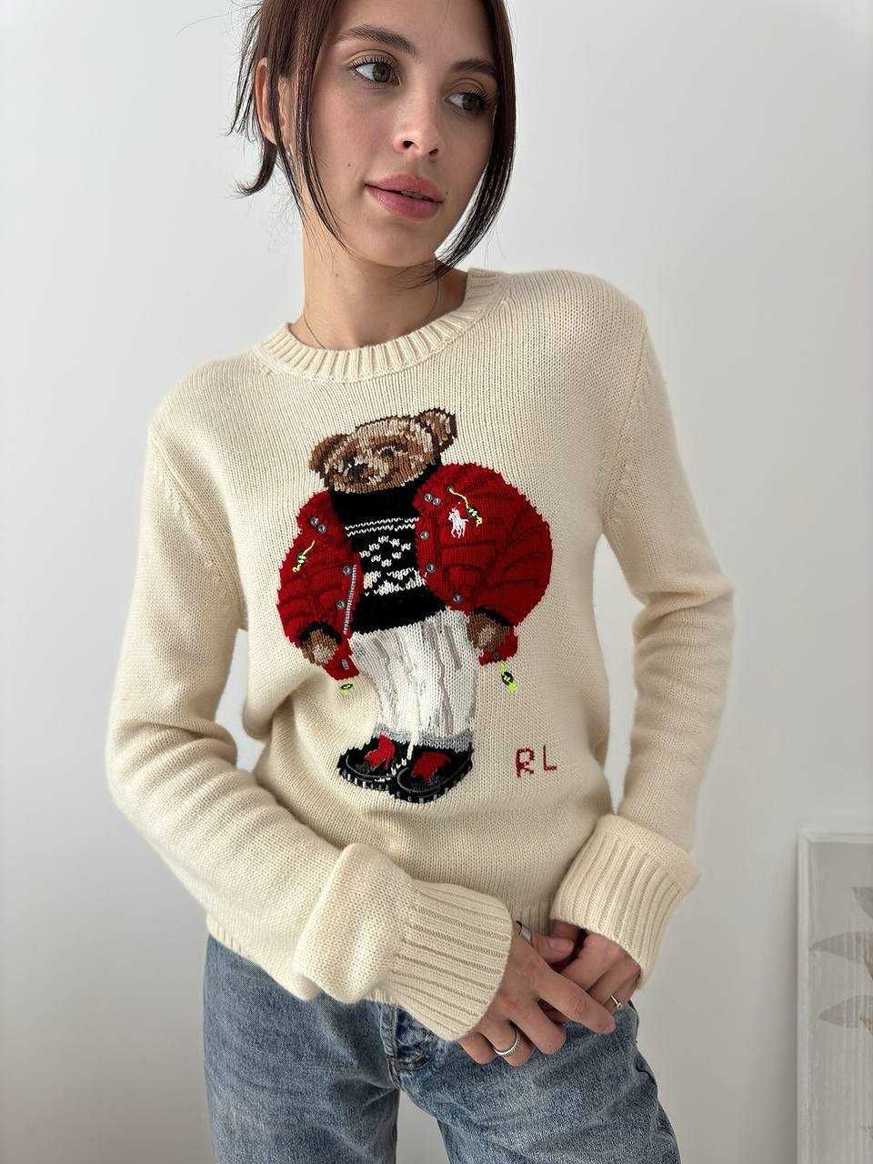 Hit Sweterki Ralph Lauren Misie Bear! Różne kolory i  modele XS S M L