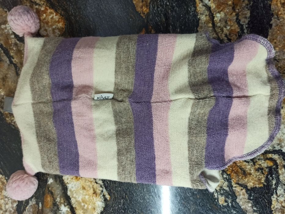 Czapka zimowa wełniana Kivat 100% wełna