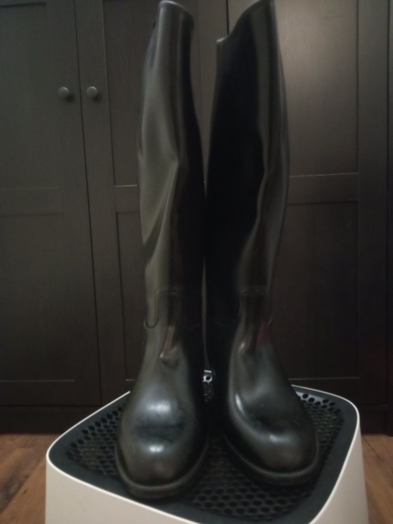 Buty do jazdy konnej AIGLE rozm. 39 czarne kalosze