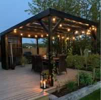 Girlanda ogrodowa świetlna lampki ogrodowe 10m + żarówka