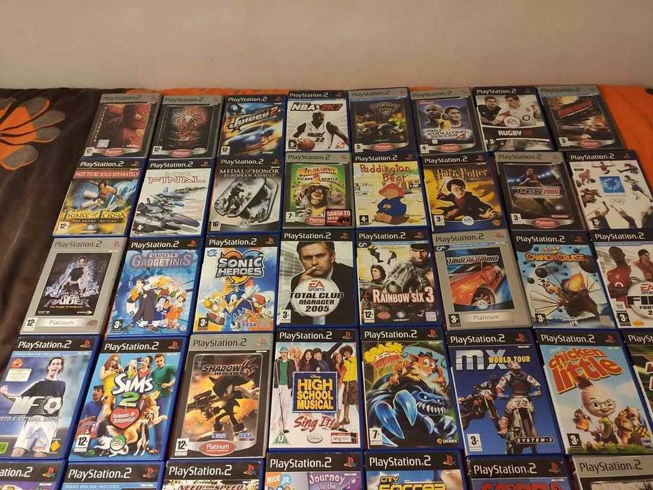 Playstation 2 + 48 Jogos + Memory Card + Comando